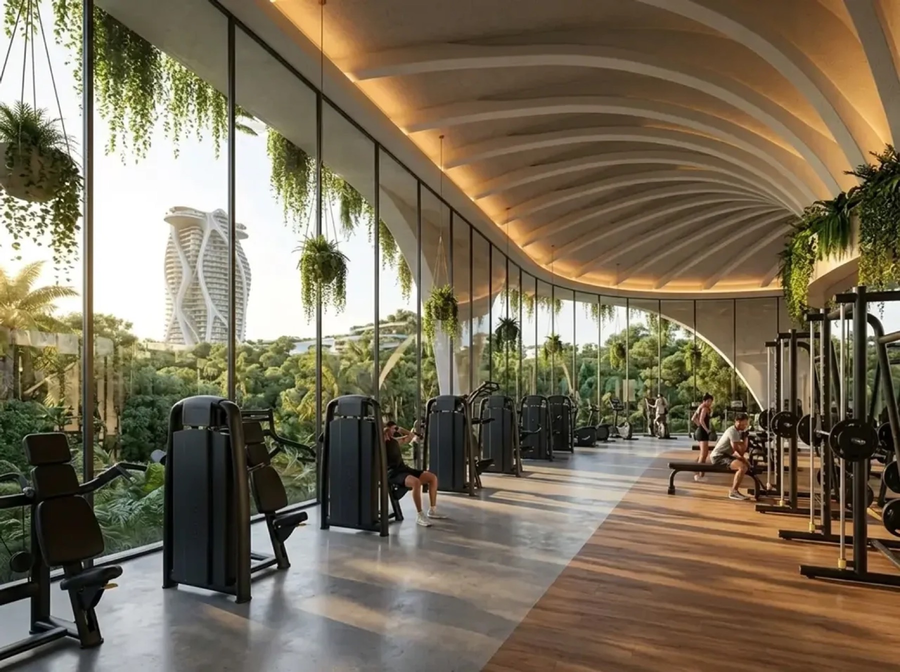 Gimnasio de máquinas