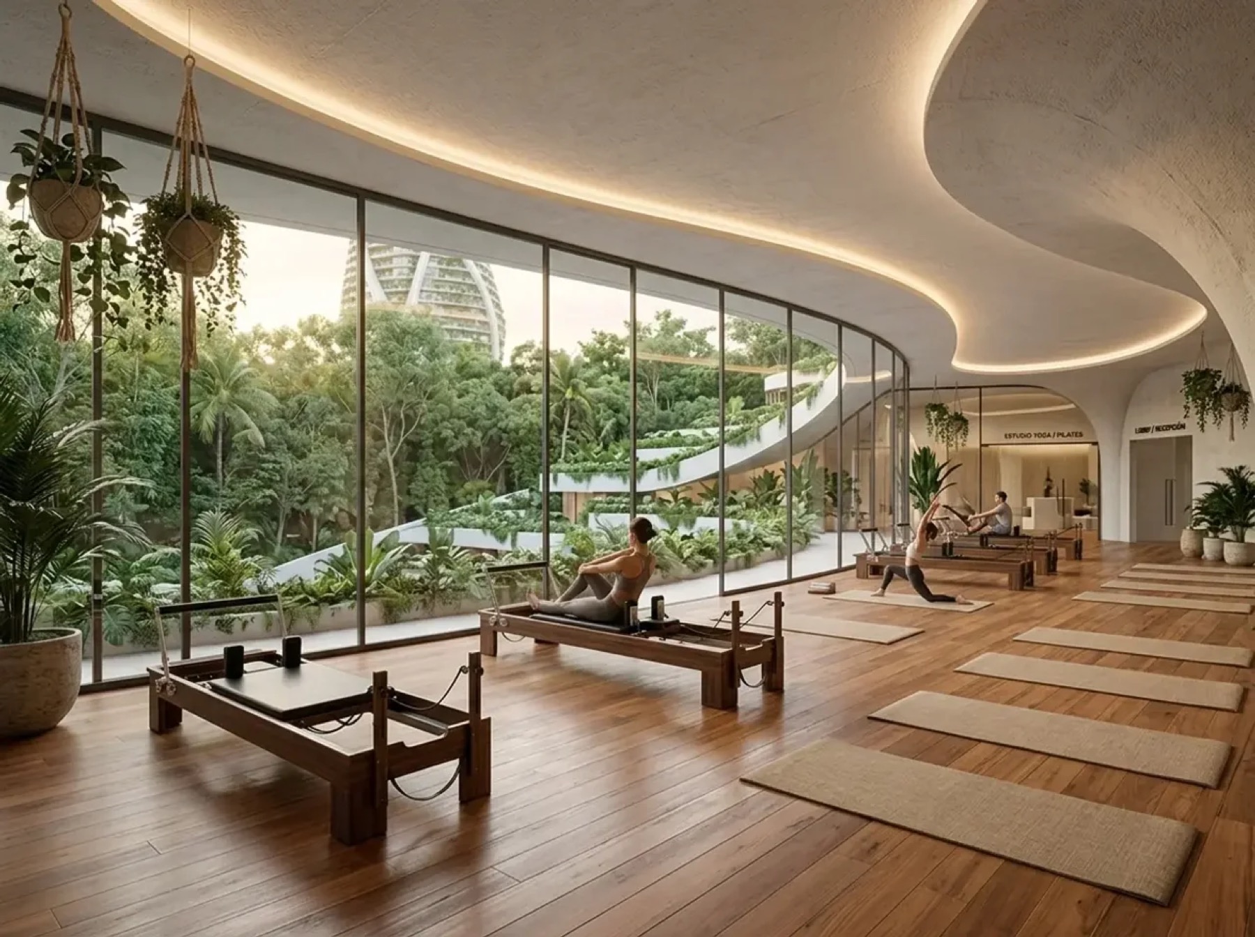 Estudio de yoga y pilates