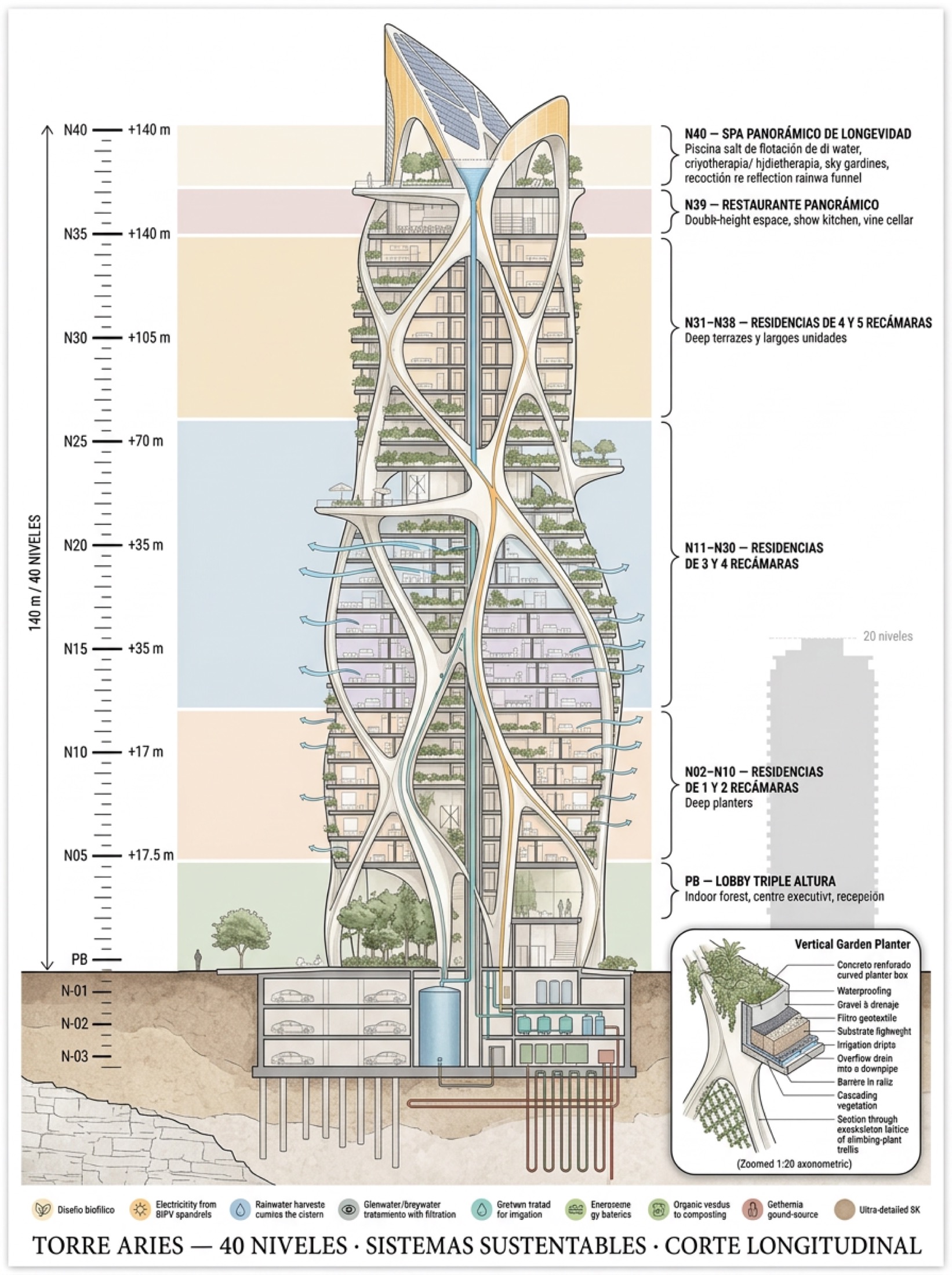 Corte longitudinal