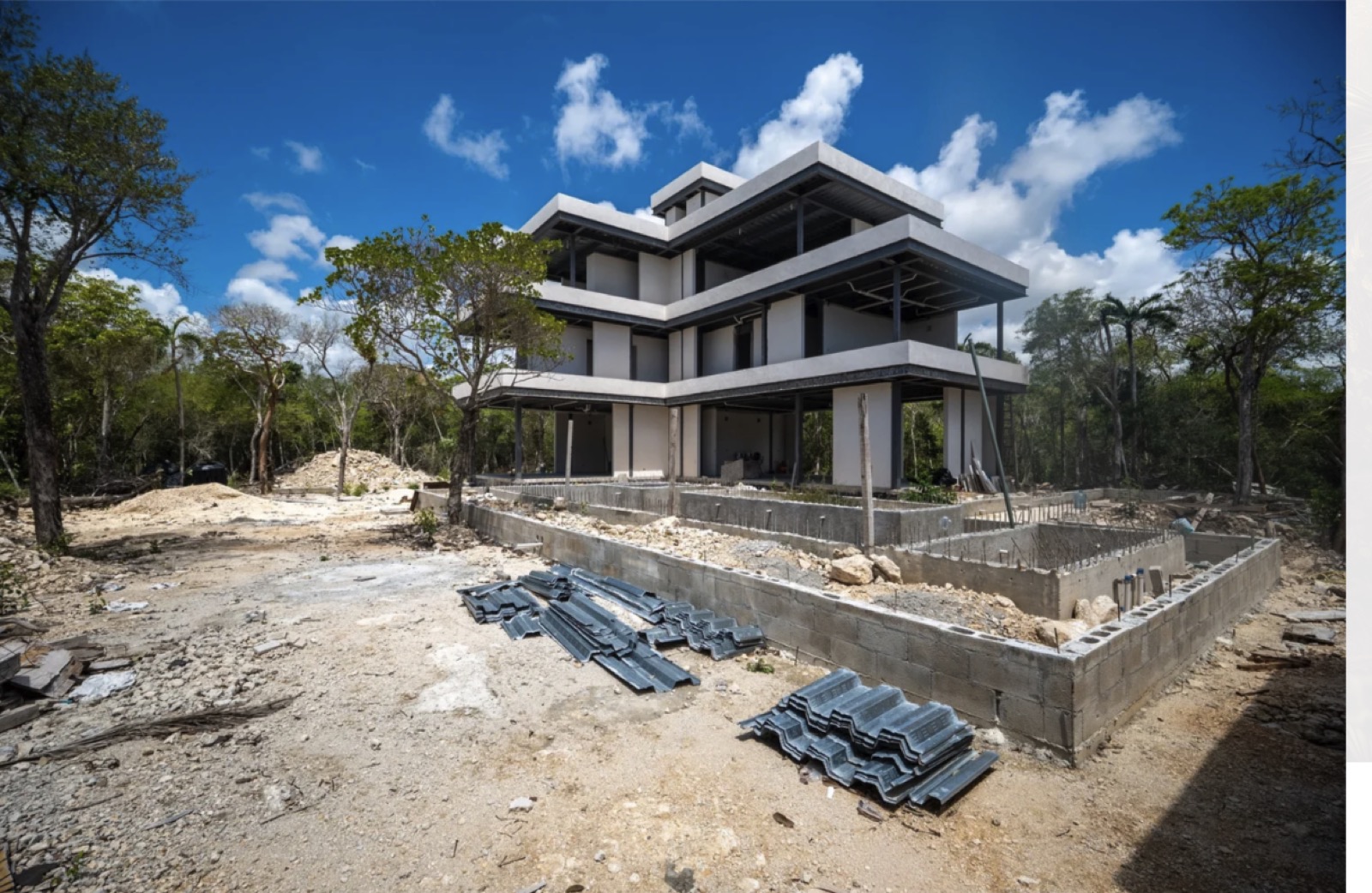 Sky Garden en construcción